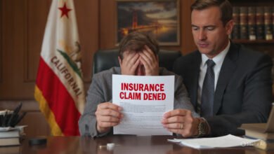 Insurance claim denied in California