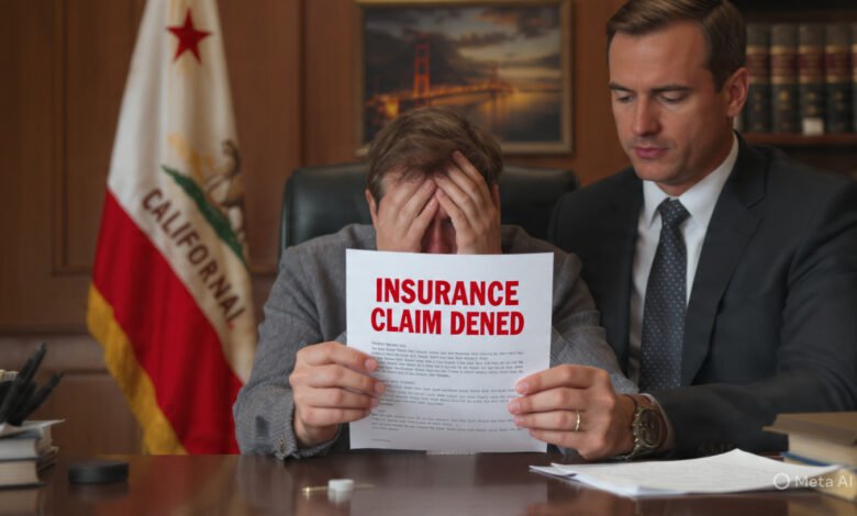 Insurance claim denied in California