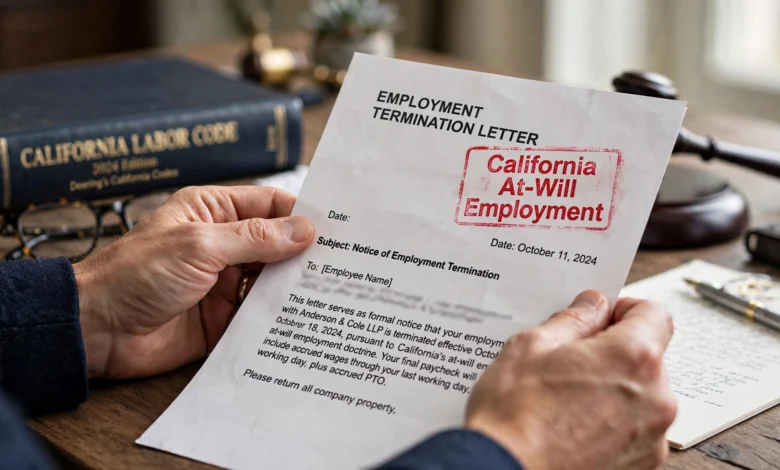 California at-will employment