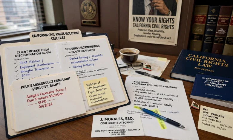 California civil rights violations