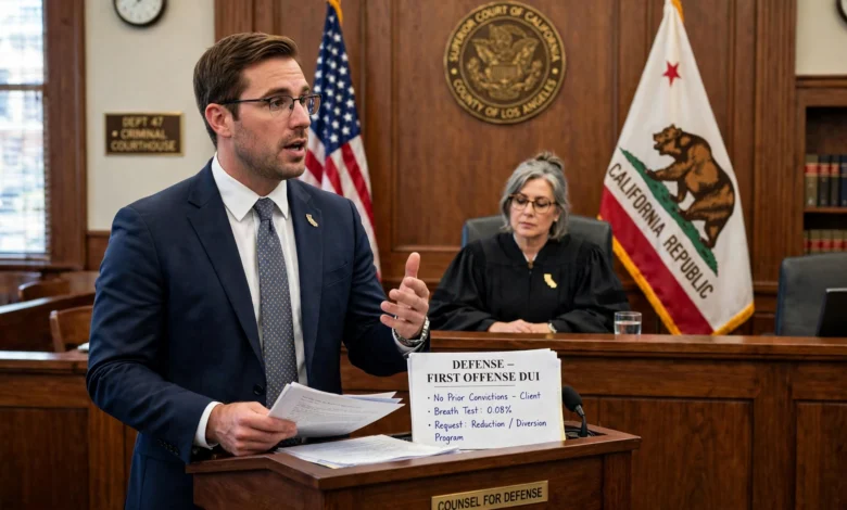 California DUI first offense